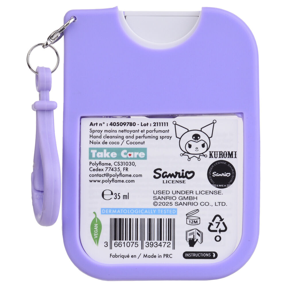 Spray désinfectant pour les mains Kuromi Hello Kitty