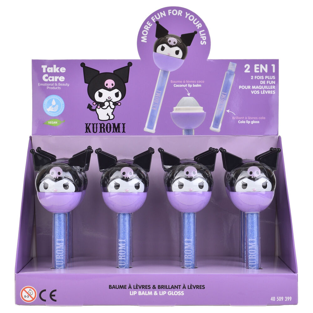 Kuromi Hello Kitty Lippenbalsam + Gloss