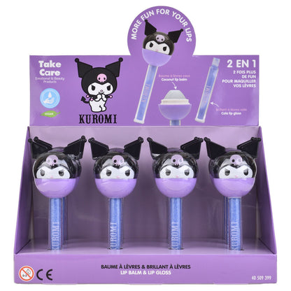 Kuromi Hello Kitty Lippenbalsam + Gloss