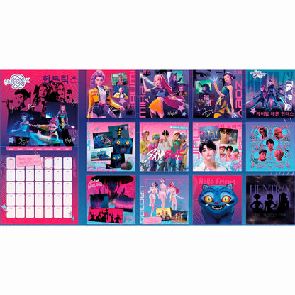 KPOP Demon Hunters Wandkalender 2026
