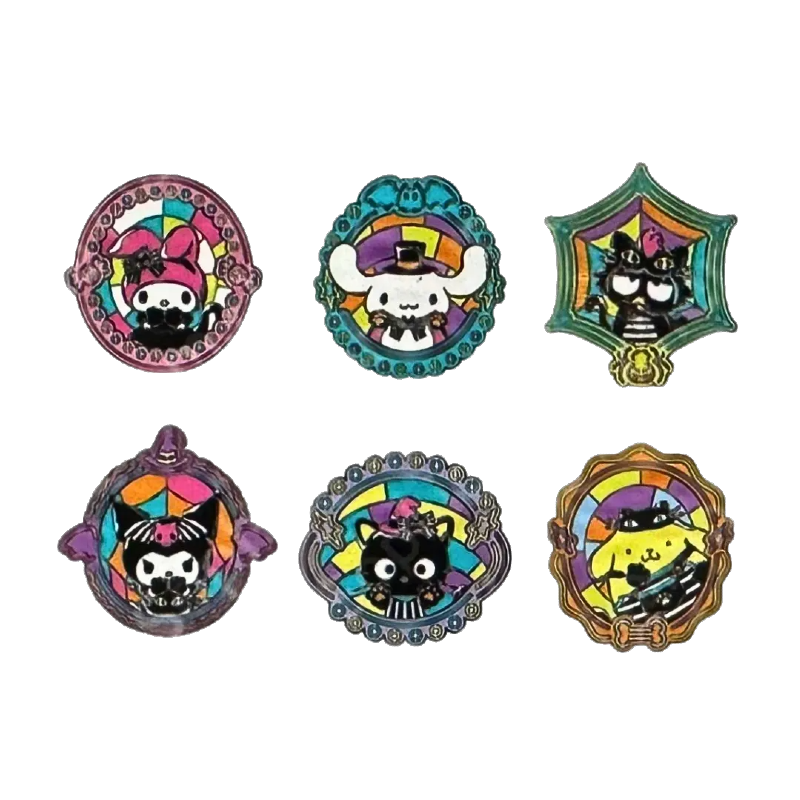 blind box mystery enamel pin halloween hello kitty and friends loungefly assorted