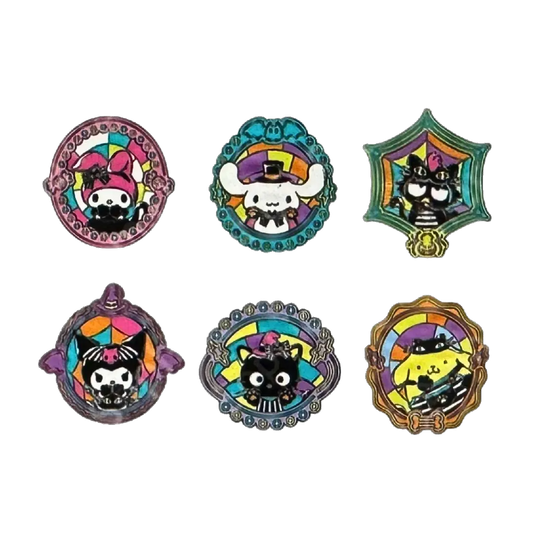blind box mystery enamel pin halloween hello kitty and friends loungefly assorted