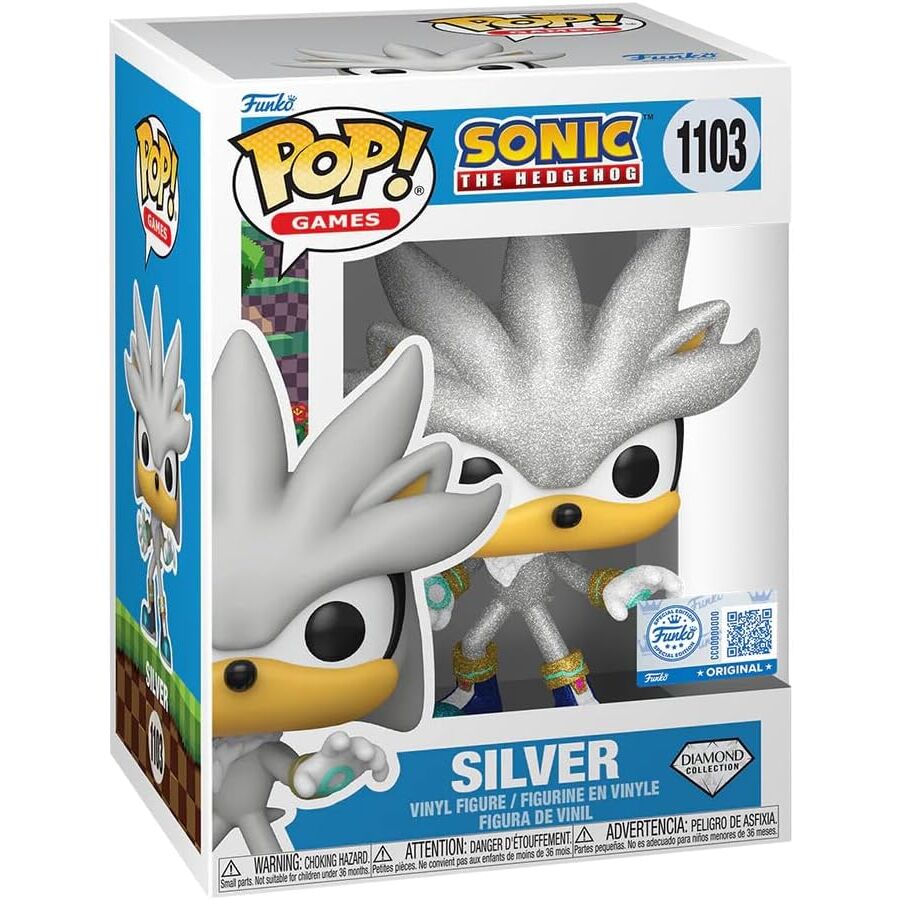 POP Figure Sonic The Hedgehog Silver Exclusive