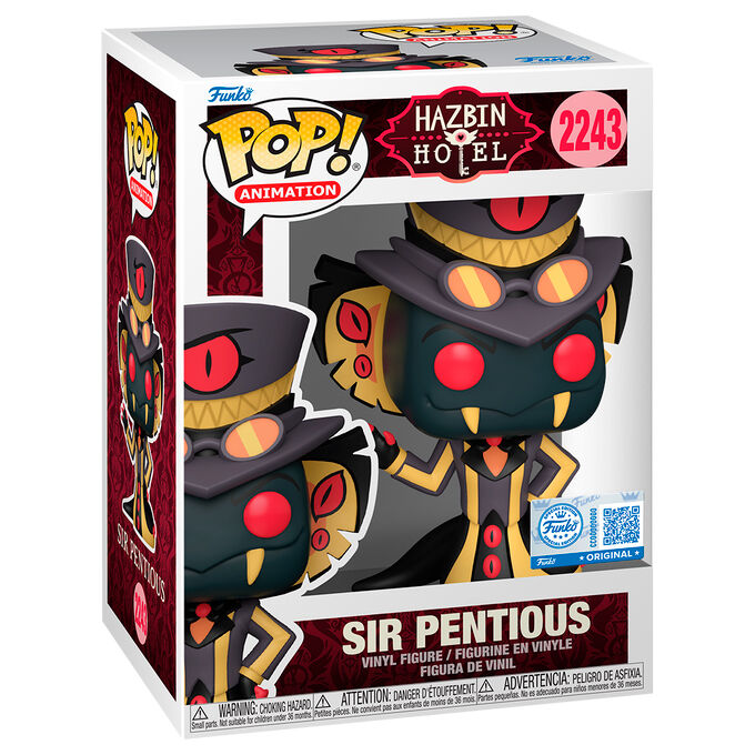 POP Figure Hazbin Hotel Sir Pentious Exclusive 5 1 Chase