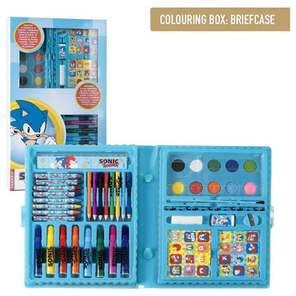 Sonic the Hedgehog colorable stationery case