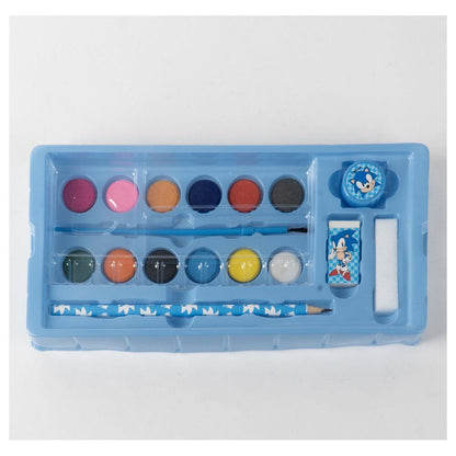Sonic the Hedgehog colorable stationery case