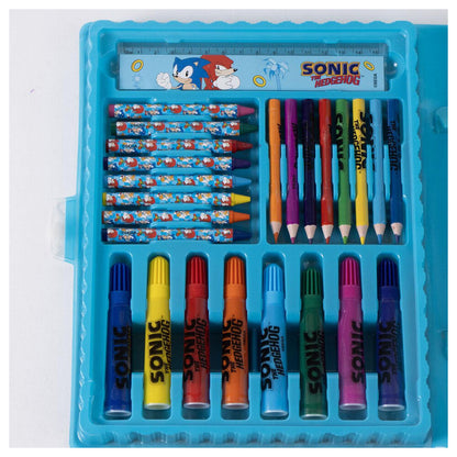 Sonic the Hedgehog colorable stationery case
