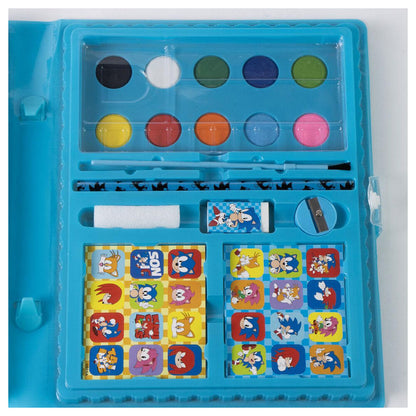 Sonic the Hedgehog colorable stationery case