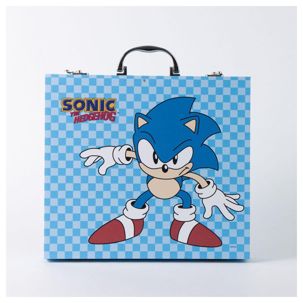 Sonic the Hedgehog colorable stationery case