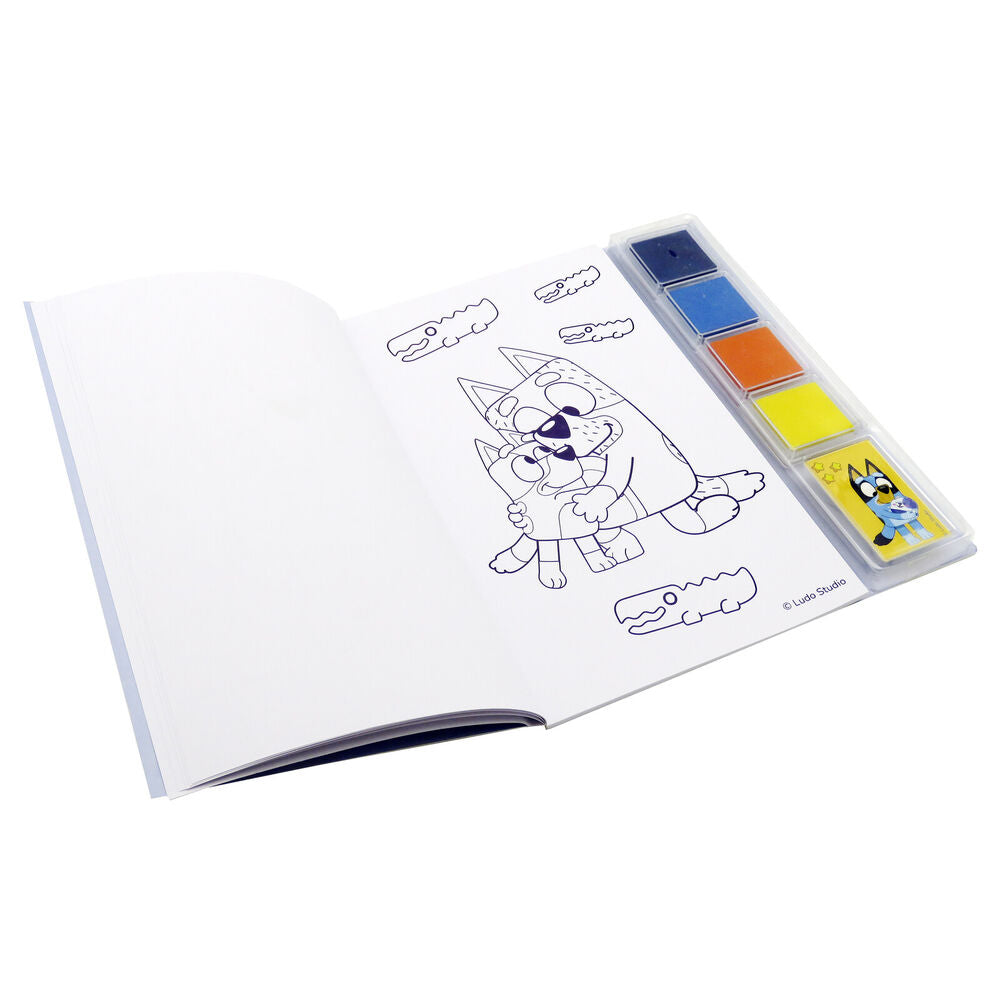 Bluey Finger Coloring Set