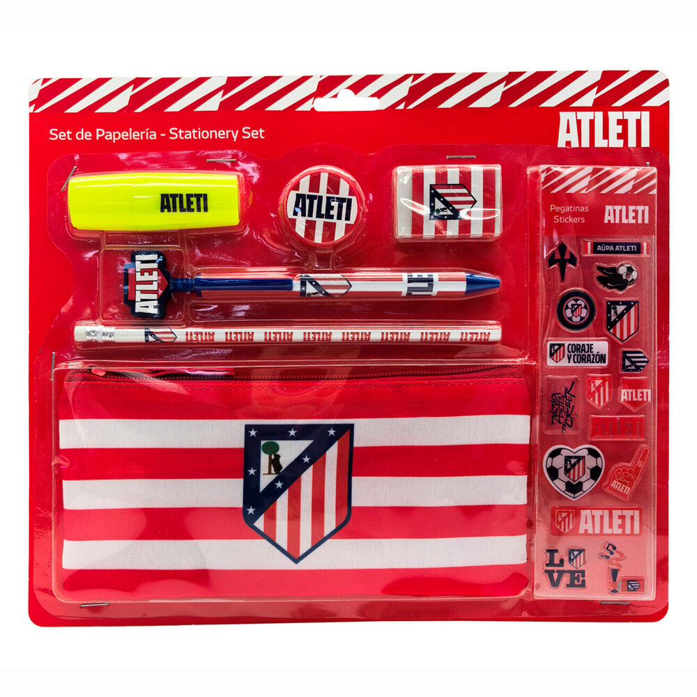 atletico de madrid stationery set