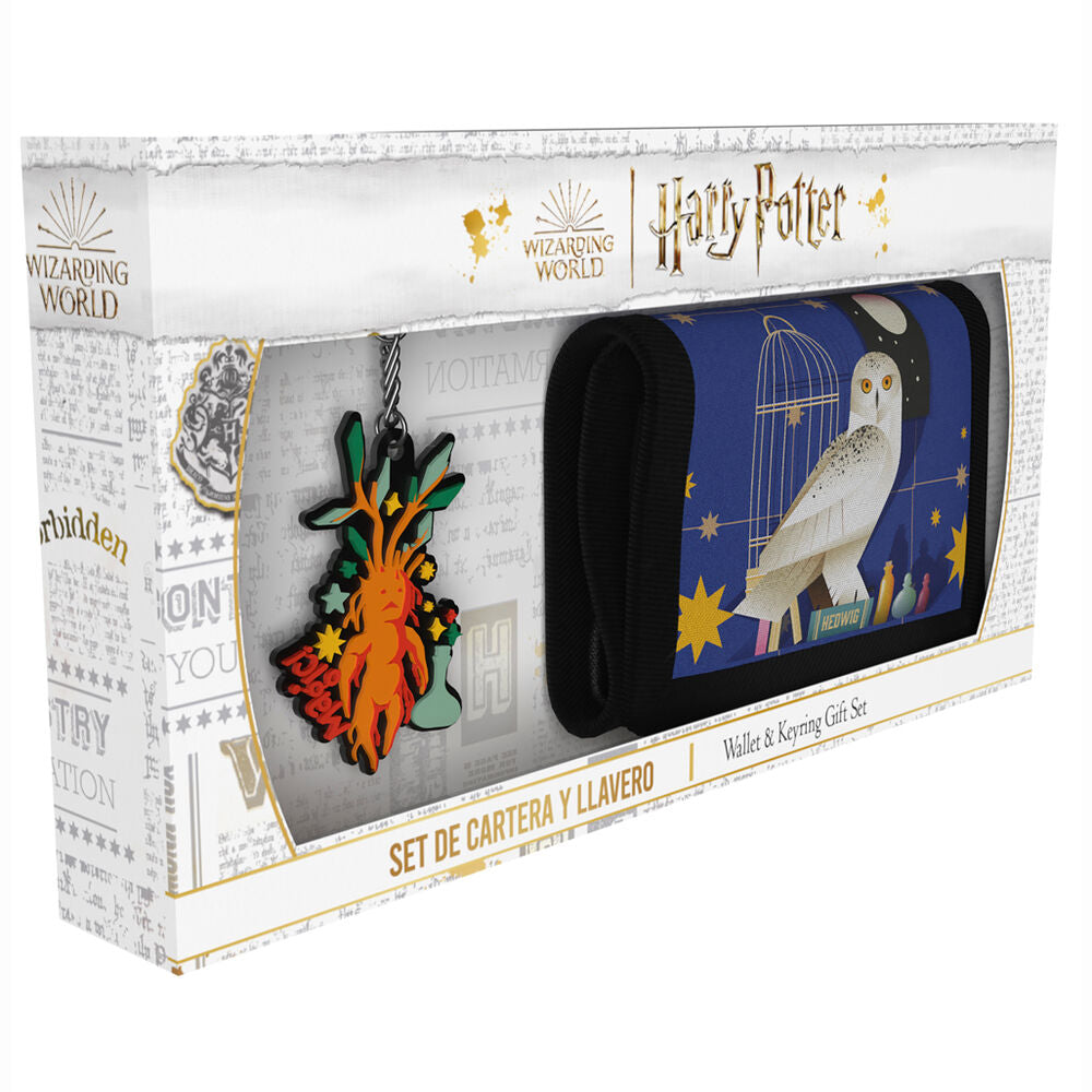 harry potter wallet  keyring blister pack