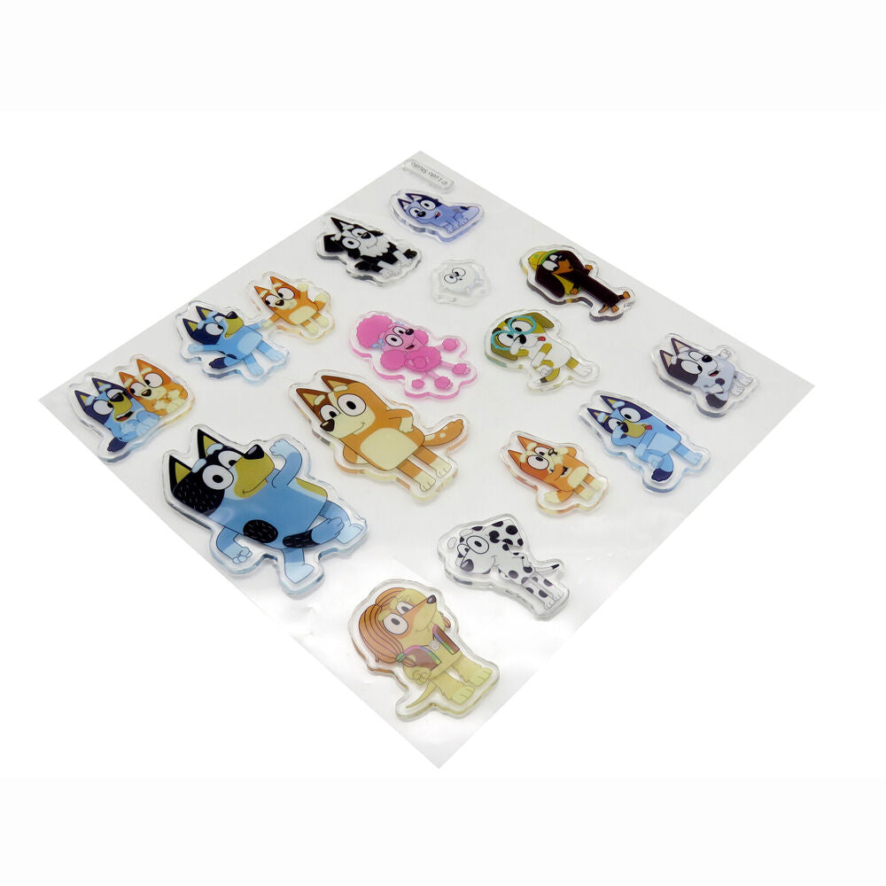 Adesivos de gel para janelas azuis