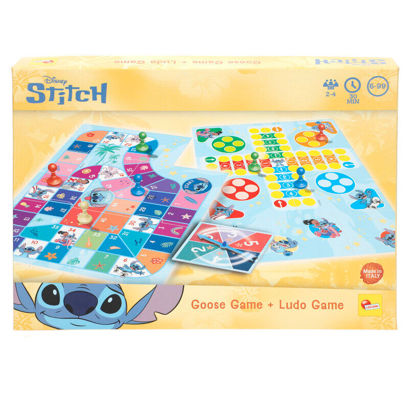 stitch disney parcheesi and goose game