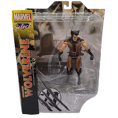 Marvel Select Unmasked Wolverine Figure 18cm