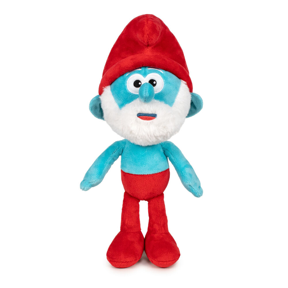 papa smurf plush toy the smurfs the movie 32cm