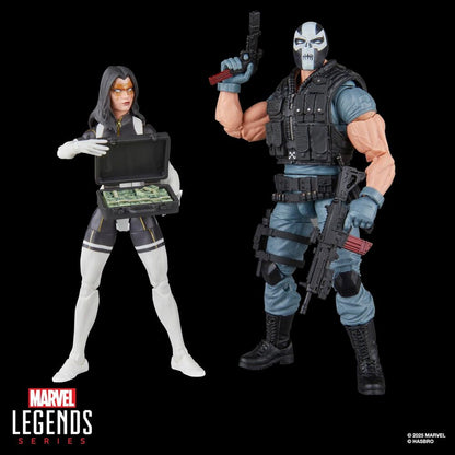 Blister 2 figures Madame Masque & Crossbones Super Villains Marvel Legends Series 15cm