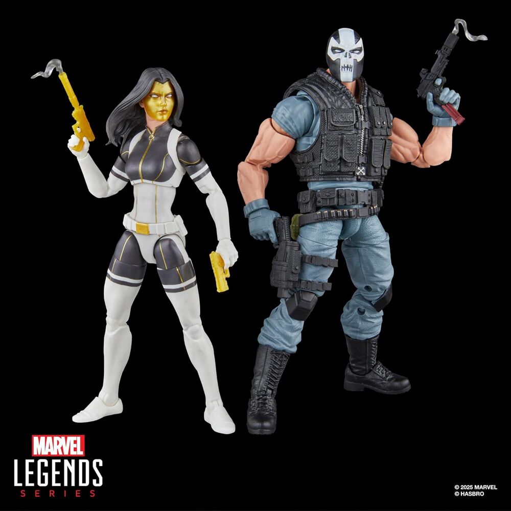 Blister 2 figures Madame Masque & Crossbones Super Villains Marvel Legends Series 15cm