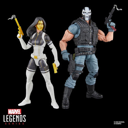 Blister 2 figures Madame Masque & Crossbones Super Villains Marvel Legends Series 15cm