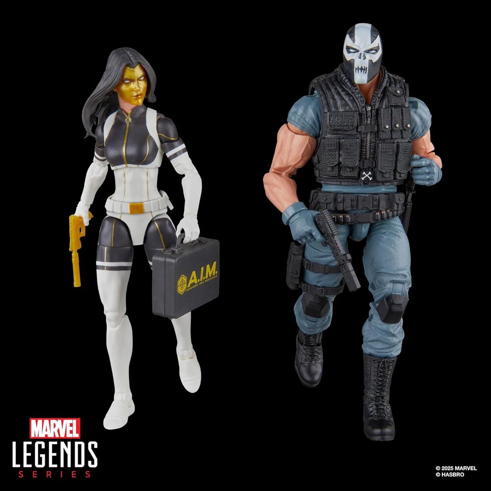 Blister 2 figures Madame Masque & Crossbones Super Villains Marvel Legends Series 15cm