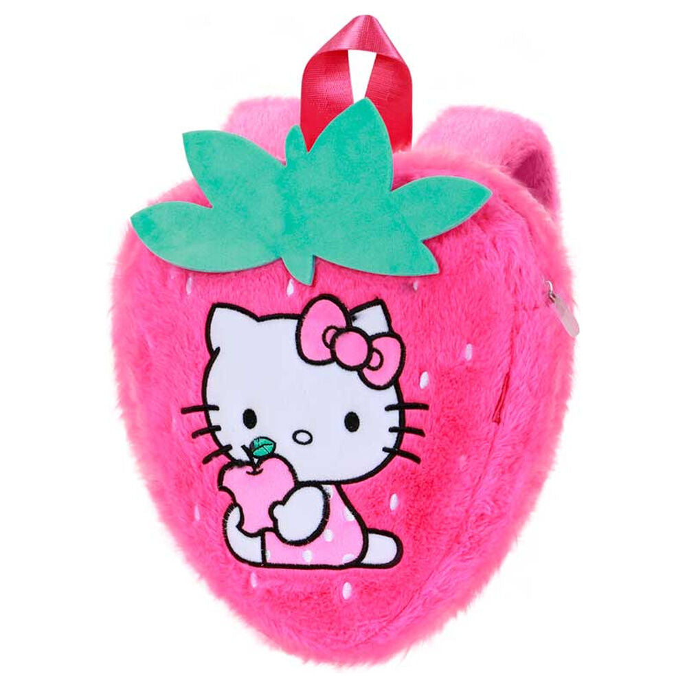 hello kitty strawberry plush backpack