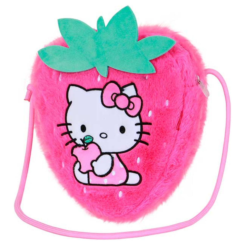 hello kitty strawberry plush bag