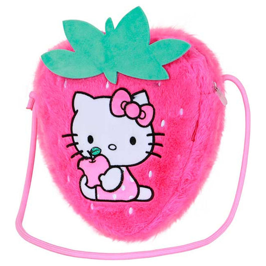 hello kitty strawberry plush bag