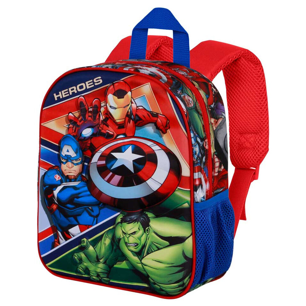 3d battle backpack the avengers marvel 30cm
