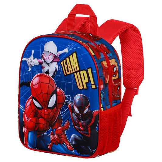 3d best team spiderman marvel backpack 30cm