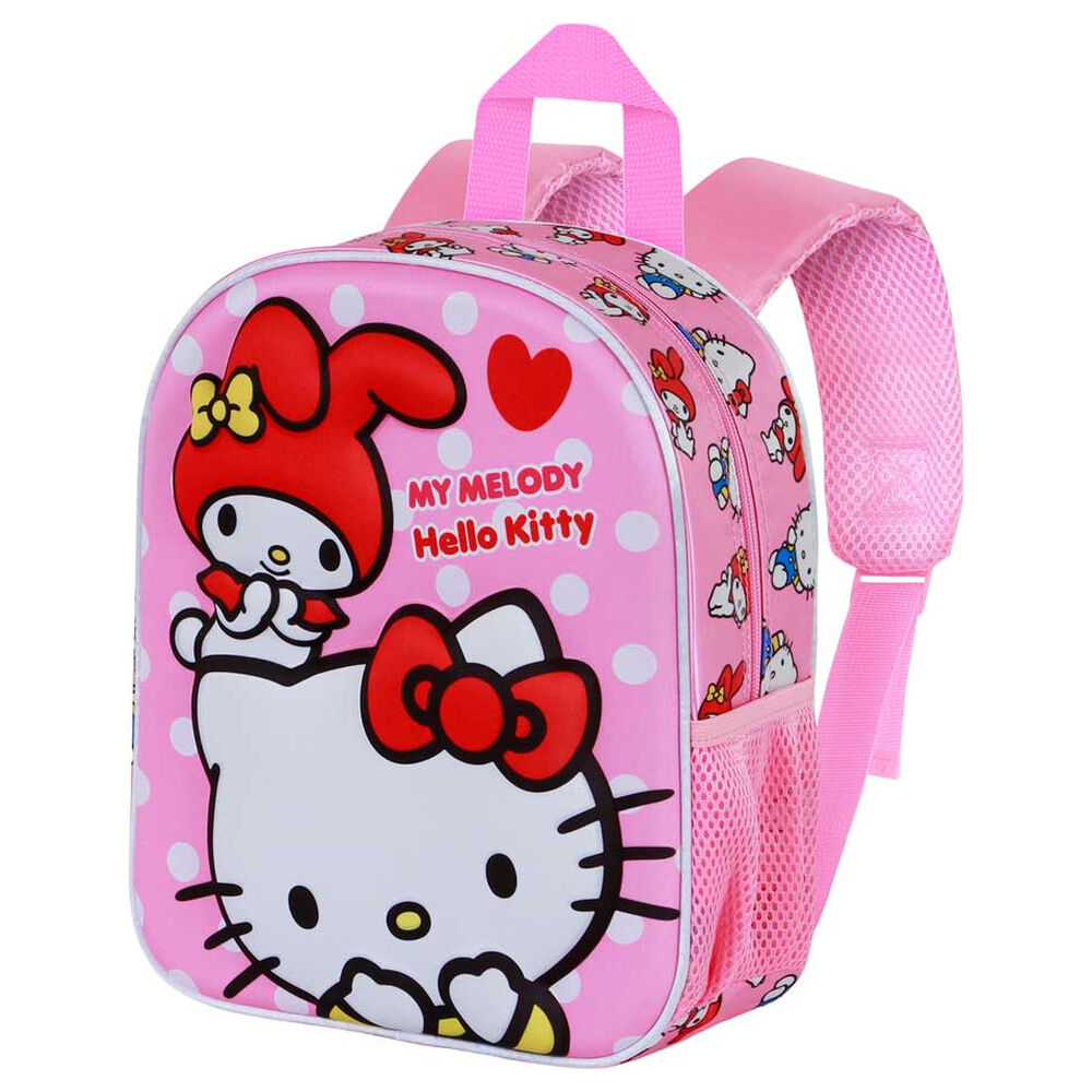 lovely hello kitty and friends 3d backpack 30cm