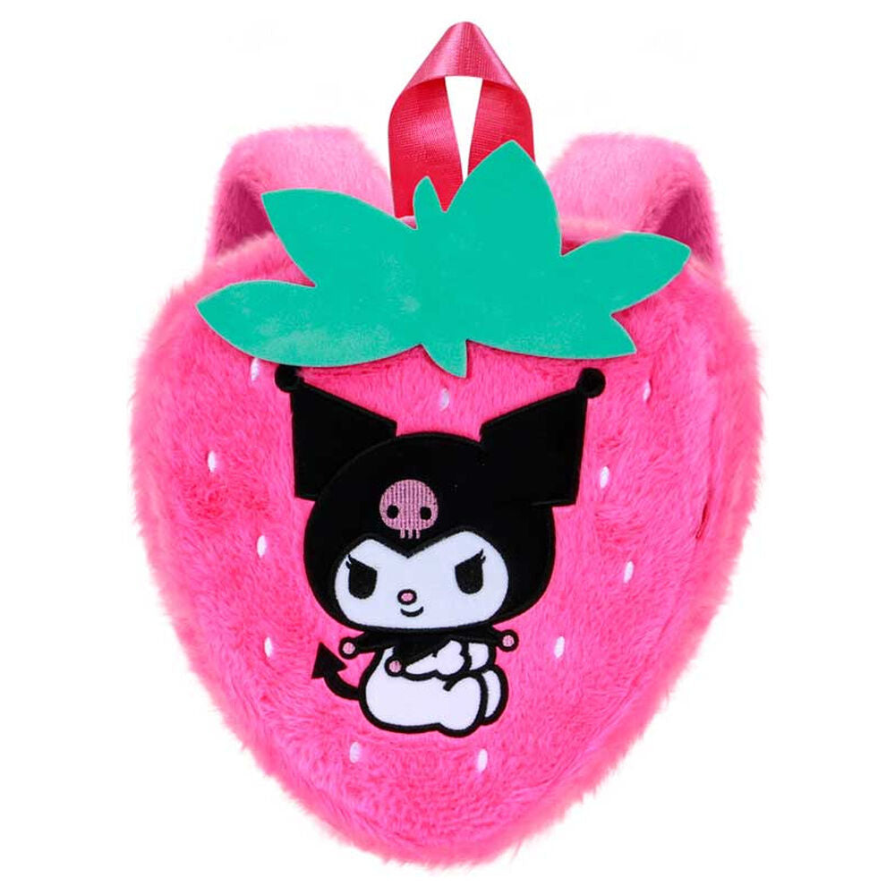 Mochila Kuromi Hello Kitty e Amigos Morango