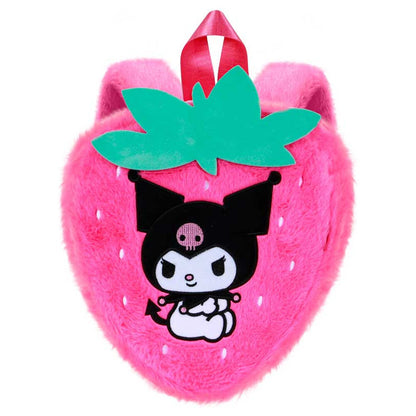 Mochila Kuromi Hello Kitty e Amigos Morango