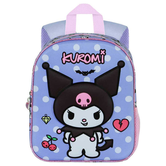 Mochila 3D Rebel Kuromi Hello Kitty y sus amigos de 30 cm