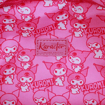 Mochila Kuromi Hello Kitty e Amigos Morango