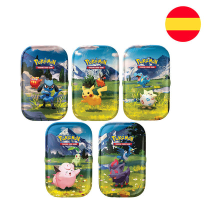 mini tin of ascendant heroes pokemon cards (spanish)