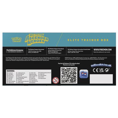 Étui pour cartes Dresseur d'élite Pokémon Héros Ascendants (anglais)
