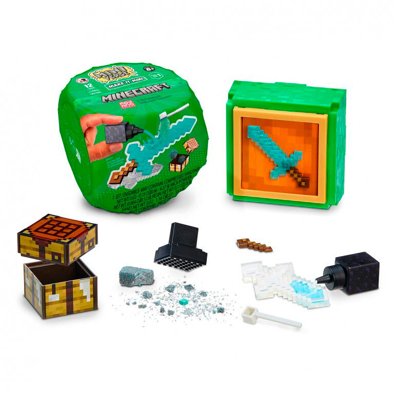 miniverse make it mini minecraft surprise capsule assortment