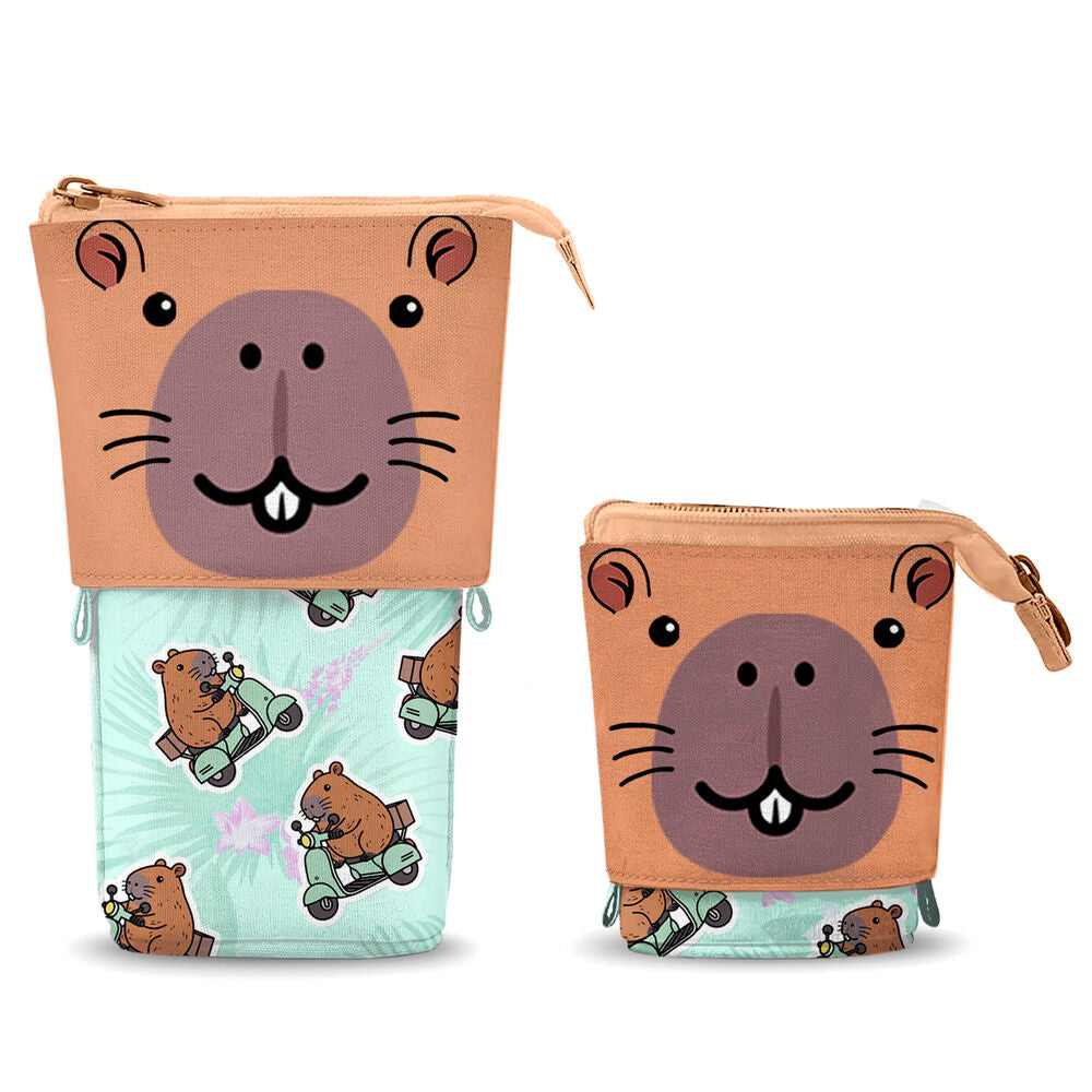 cute capybara pencil case oh my pop 