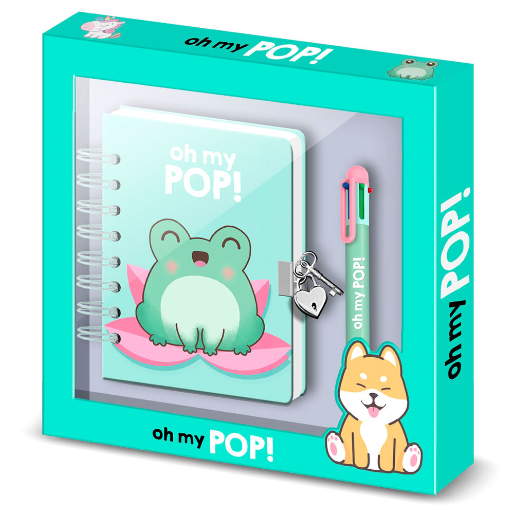 diary  pen froggy oh my pop 