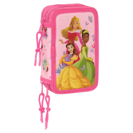 disney princess triple pencil case 37pcs