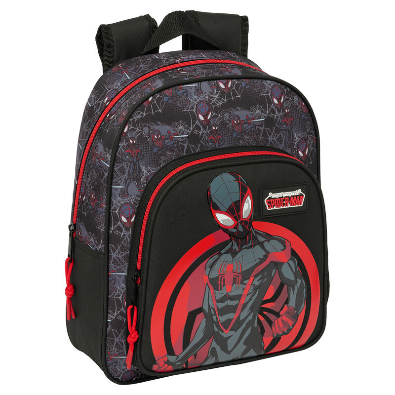 miles morales spiderman marvel backpack 33cm adaptable