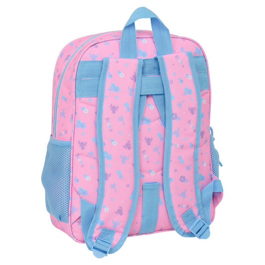 Mochila Disney Bright Stitch de 38 cm adaptable