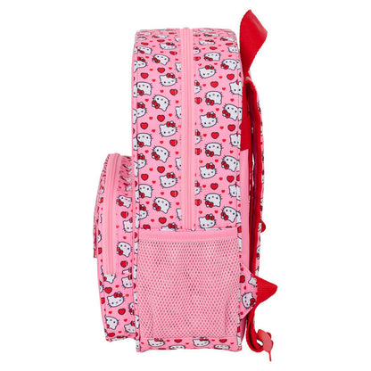Mochila Hello Kitty de 34 cm adaptable