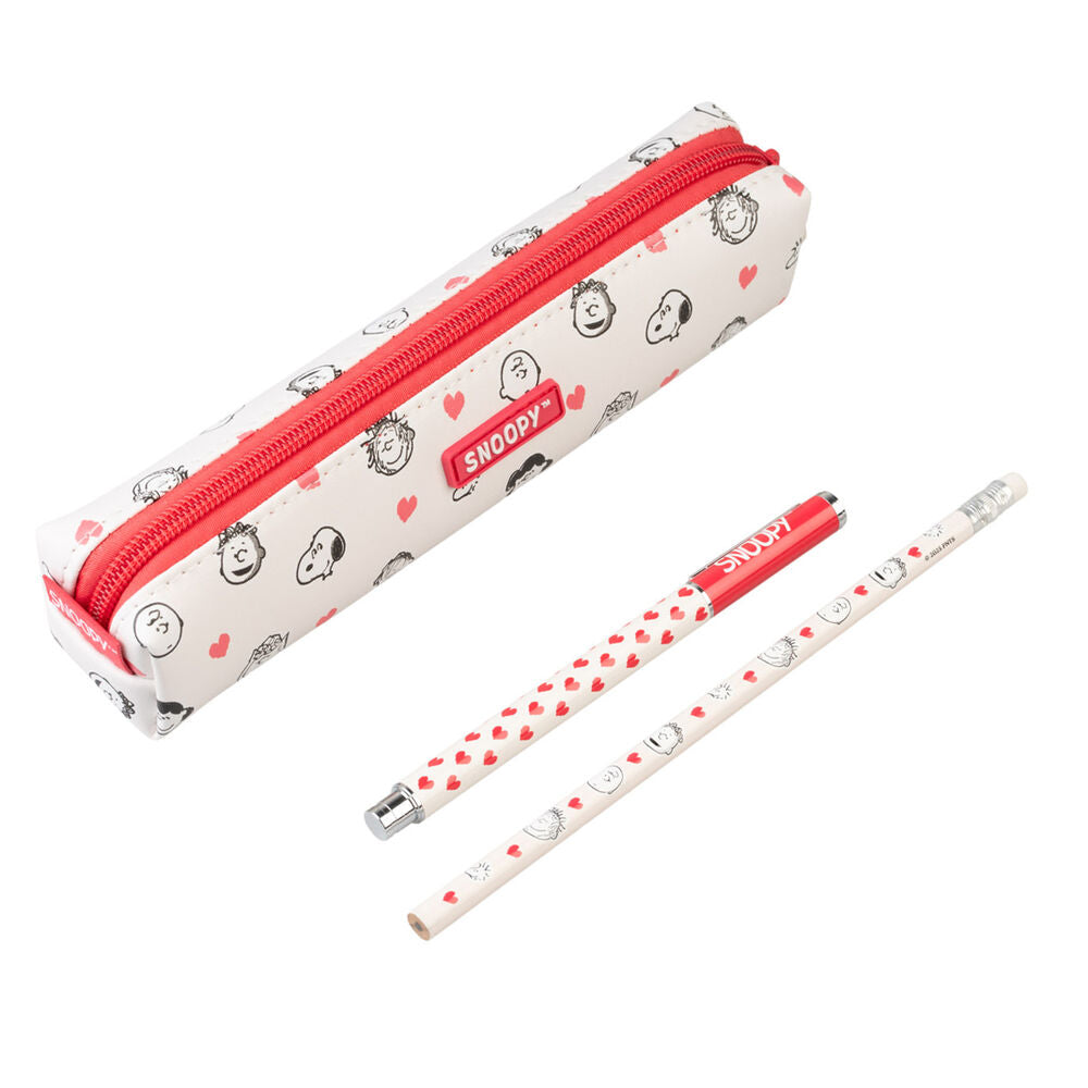 snoopy peanuts pencil case  pen and pencil