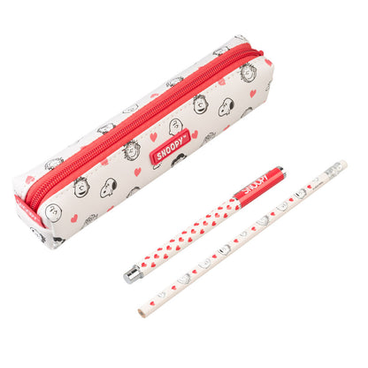 snoopy peanuts pencil case  pen and pencil