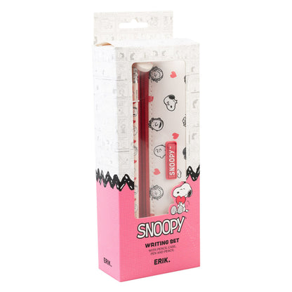 Snoopy Peanuts Federmäppchen + Stift und Bleistift
