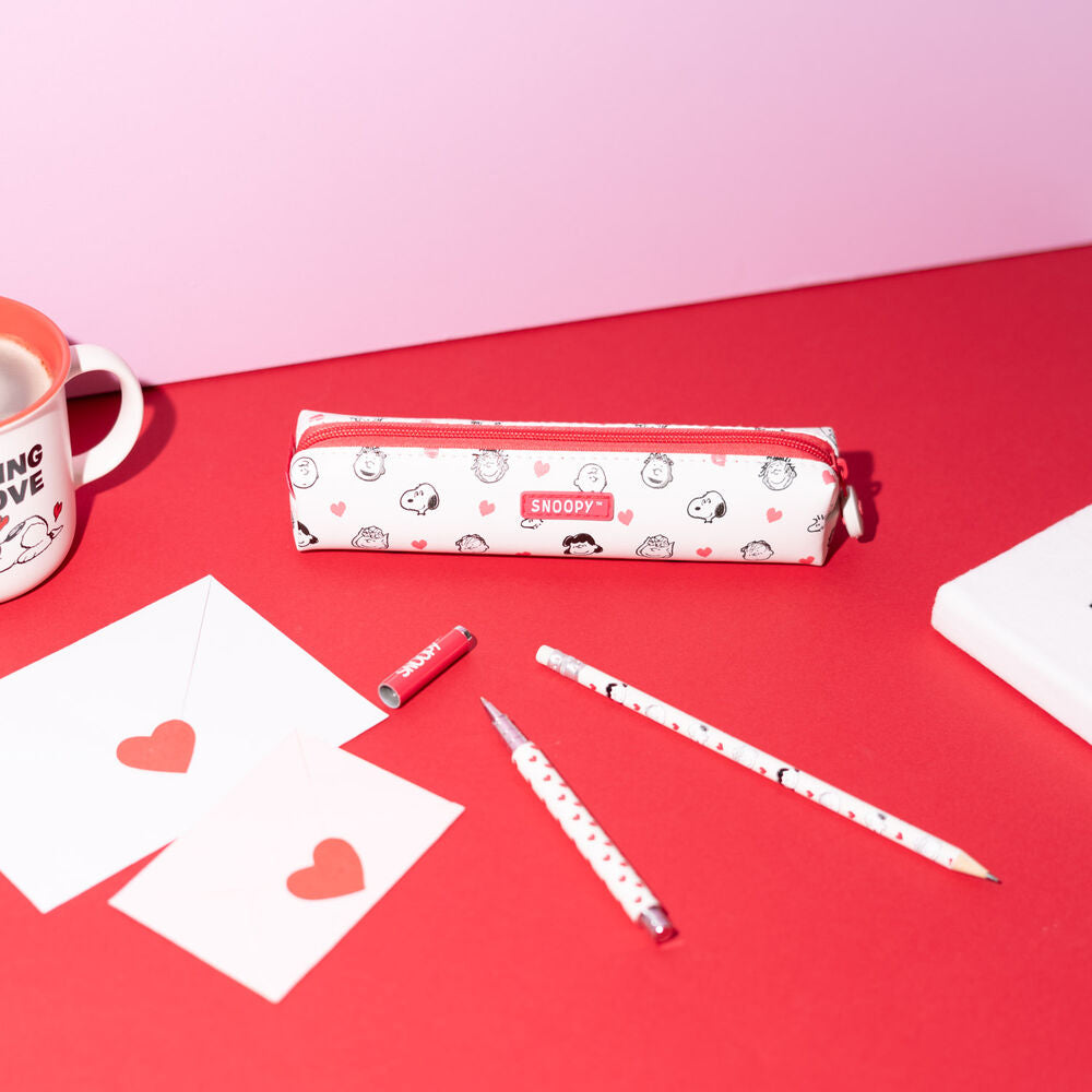 Snoopy Peanuts Federmäppchen + Stift und Bleistift