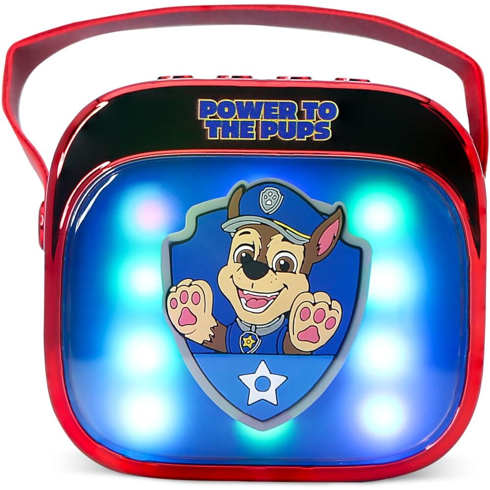 Haut parleur et microphone karaoké LED Pat' Patrouille
