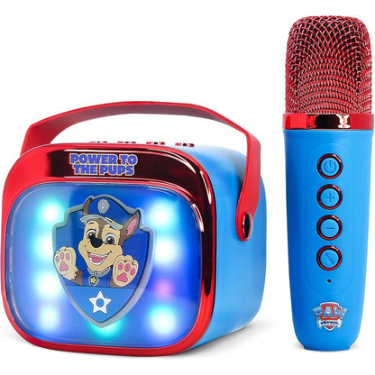 Haut parleur et microphone karaoké LED Pat' Patrouille