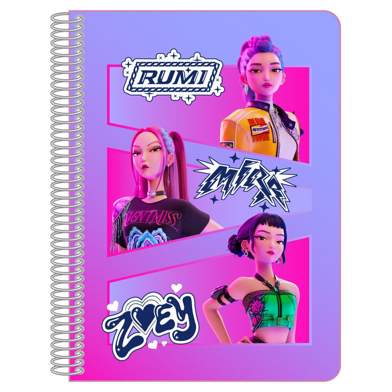 A5 Kpop Demon Hunters Notebook